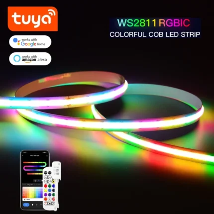 COB RGBW IC LED traka 24V 784 LED/m adresabilna 10mm 6500K