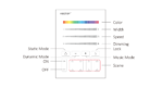 MiBoxer B9 SPI panel daljinski 2.4GHz – zidni touch kontroler za adresabilne LED trake | SmartLED - Image 5