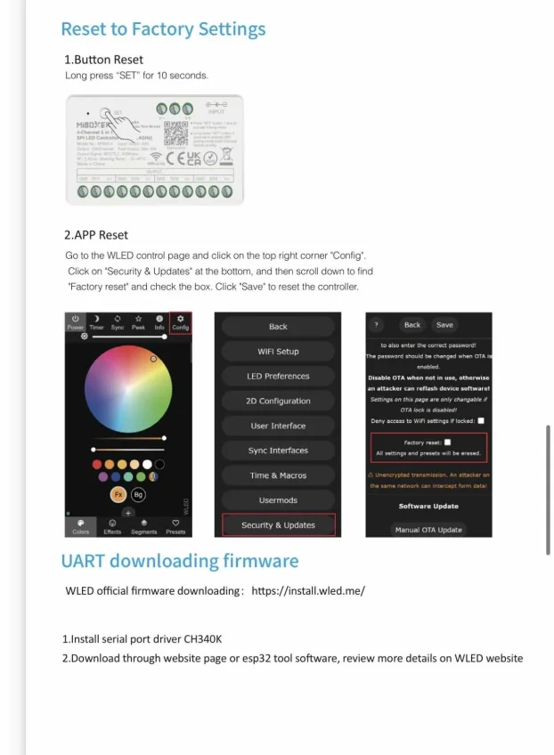 MiBoxer SPI-WL4 – 4-kanalni ESP32 WLED digitalni kontroler - Image 3