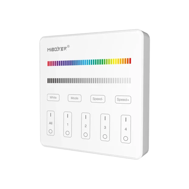 MiBoxer B3 – 4-zonski RGB/RGBW Touch Panel daljinski - Image 2