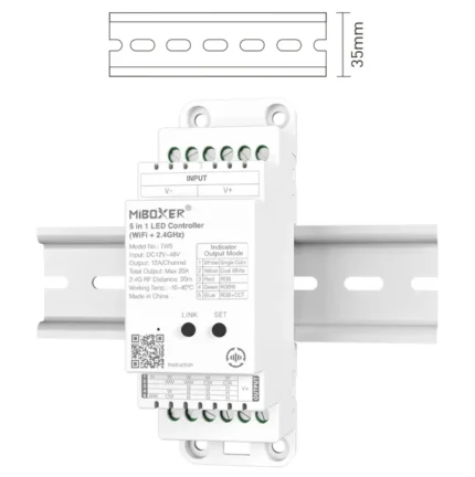 MiBoxer TW5 – 5u1 Track LED kontroler WiFi + 2.4GHz 12A – MiBoxer kontroler