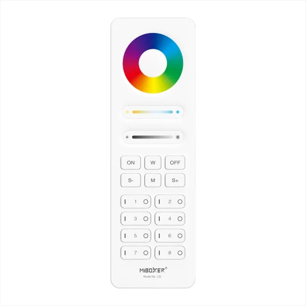MiBoxer C8 – 8-zonski RGB+CCT daljinski upravljač – MiBoxer daljinski