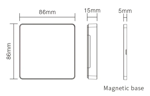 MiBoxer B1 – 4-zonski Touch panel daljinski - Image 4